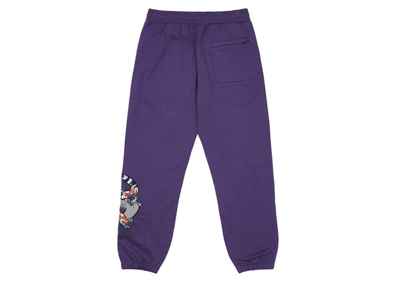 Palace Dragon Sweatpants Purple