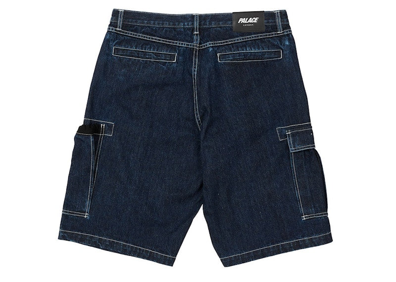 Palace Drawcord Pocket Denim Shorts Indigo