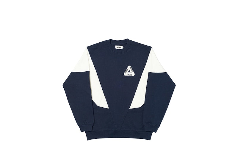 Palace Droppeth Crew Navy/White