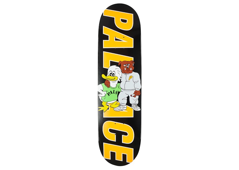 Palace Duck & Dog 8.6 Skateboard Deck Black
