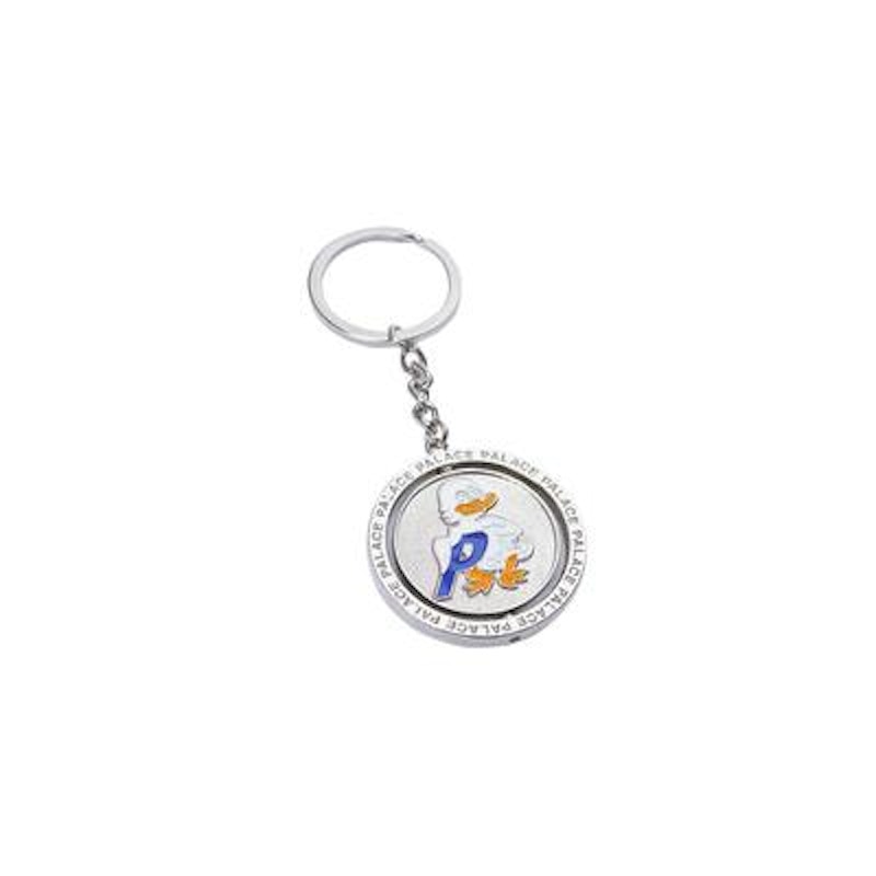 Palace Duck Out Keyring Silver