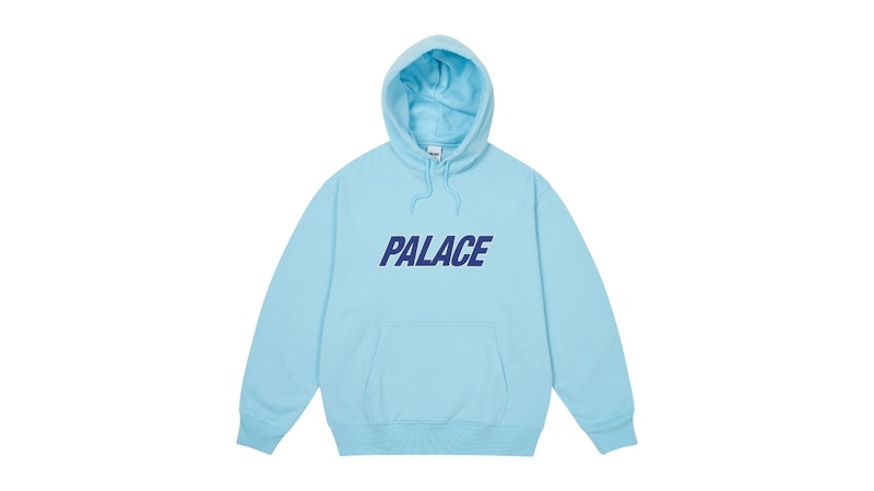 Palace Duo Logo Hood Skyline Blue