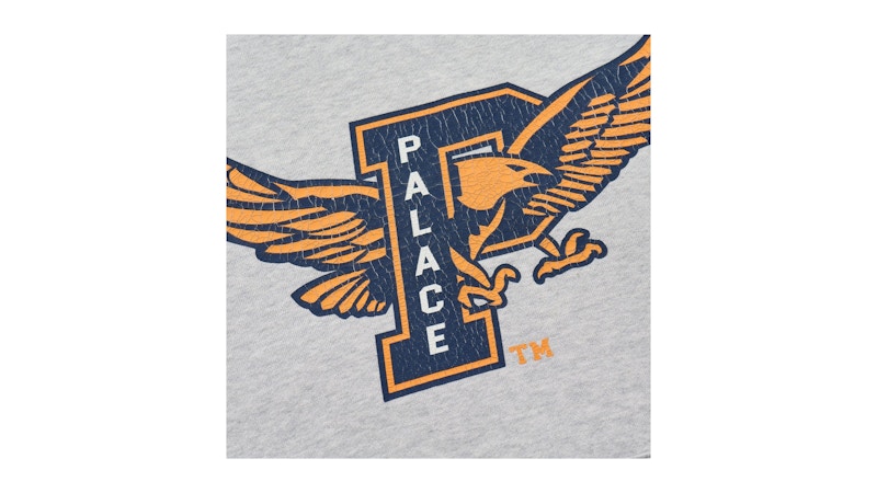Palace Eagles Hood Grey Marl