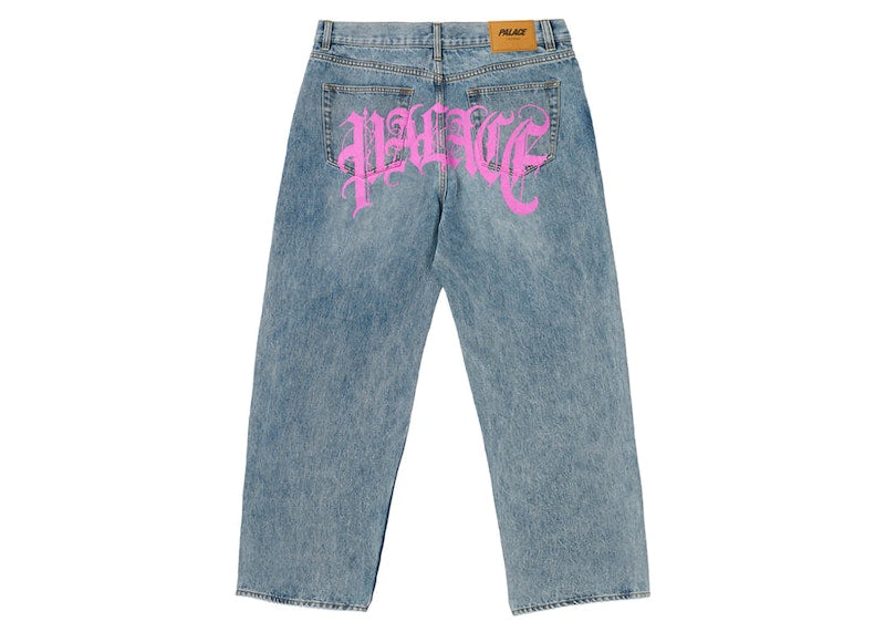 Palace El Script P90 Baggy Jean Stone Wash
