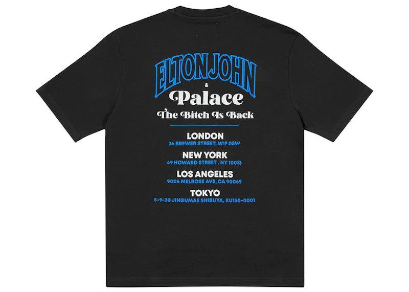 Palace Elton John P-iano T-shirt Black