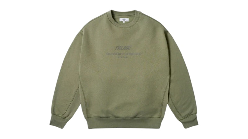 Palace Engineered Garments Crew Olive