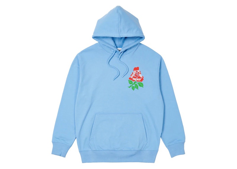 Palace English Rose Hood Light Blue