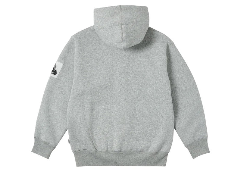 Palace Facemask Shearling Thermal Hood Grey