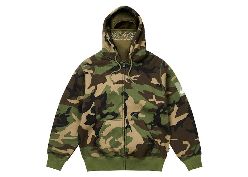 Palace Facemask Thermal Hood (FW23) Camo