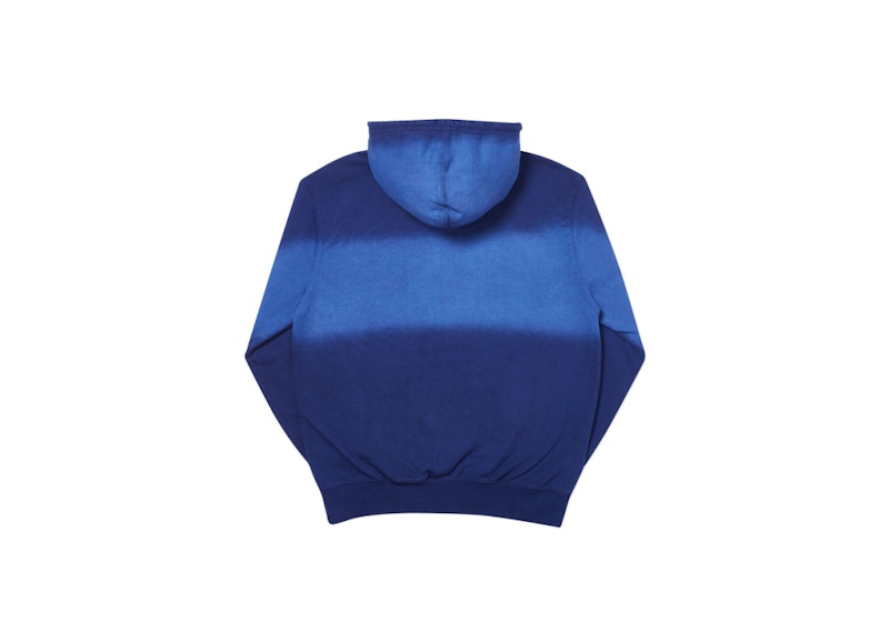 Palace Fader Dip Dye Hood Blue