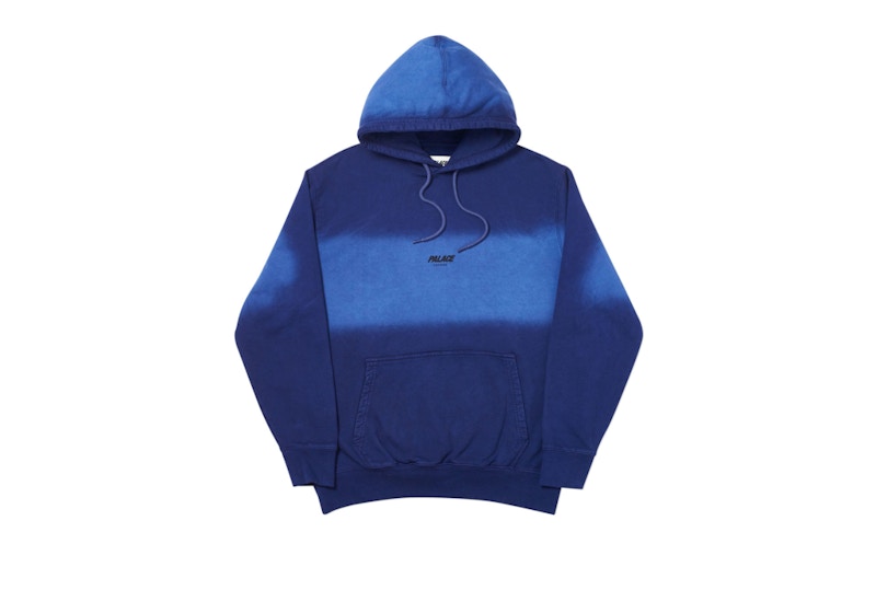 Palace Fader Dip Dye Hood Blue