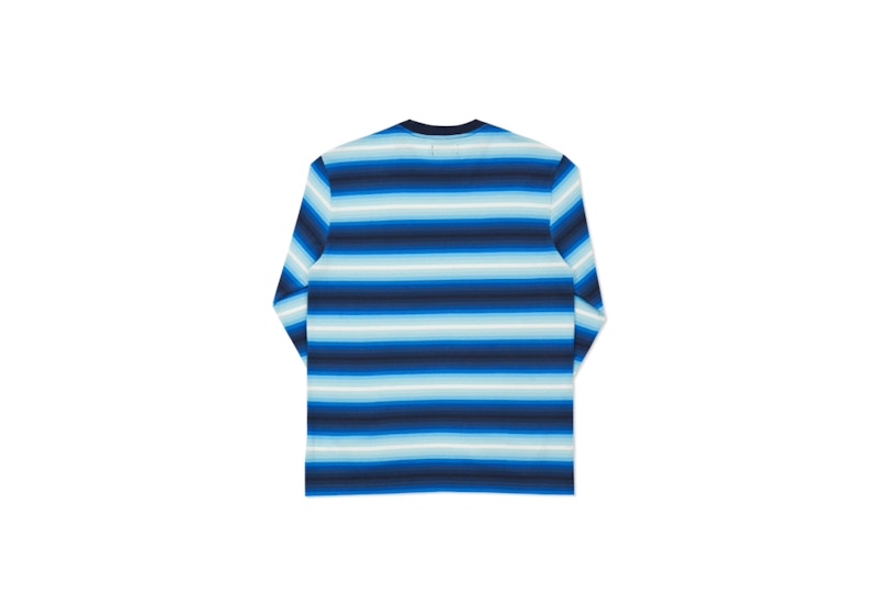 Palace Fader Stripe Top Blues