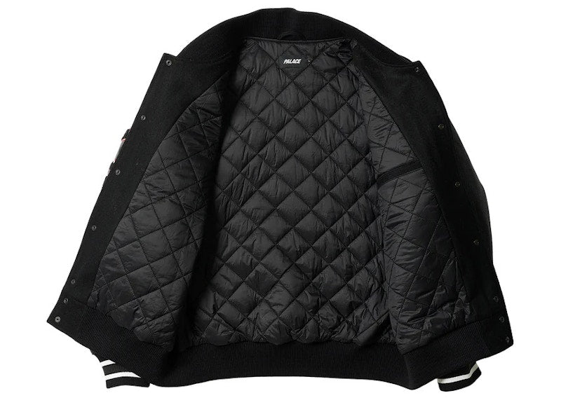 Palace Fallen Angels Varsity Jacket Black