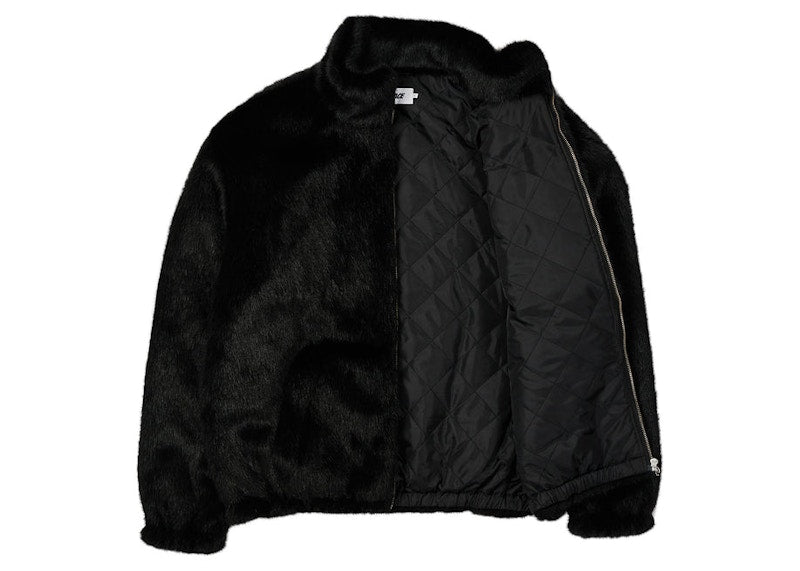 Palace Faux Fur Jacket Black