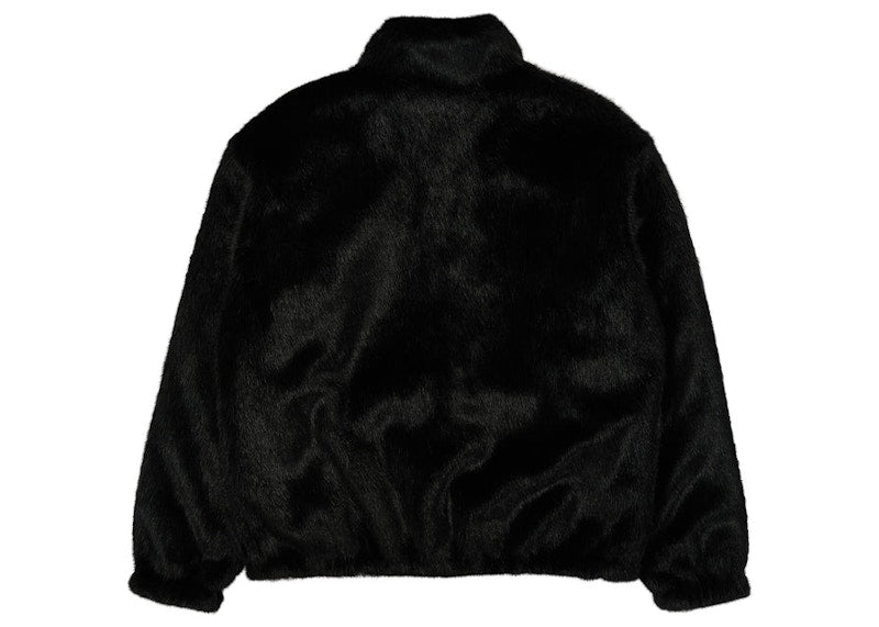 Palace Faux Fur Jacket Black