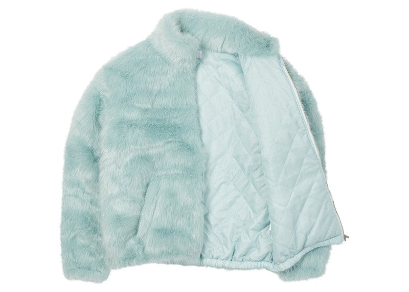 Palace Faux Fur Jacket Icey Blue