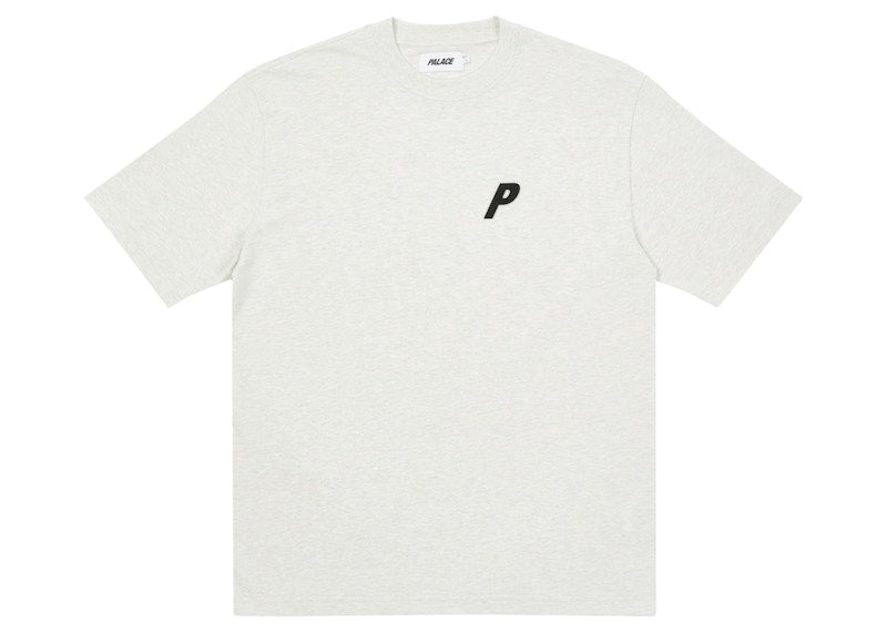Palace Felt P T-shirt (FW21) Light Grey Marl