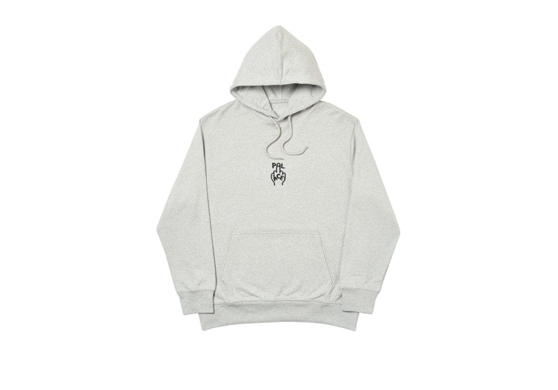 Palace Finger Up Hood Grey Marl