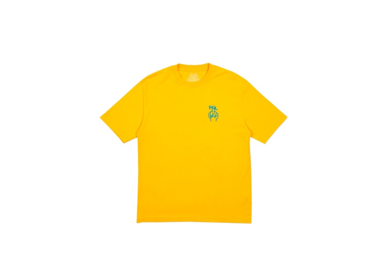 Palace Finger Up T-shirt Yellow