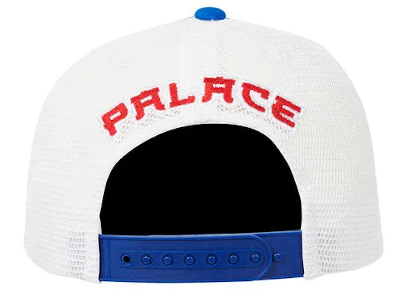Palace Flame Trucker Hat Blue