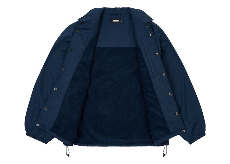 Palace Fleece Lined Coach Jacket Navy