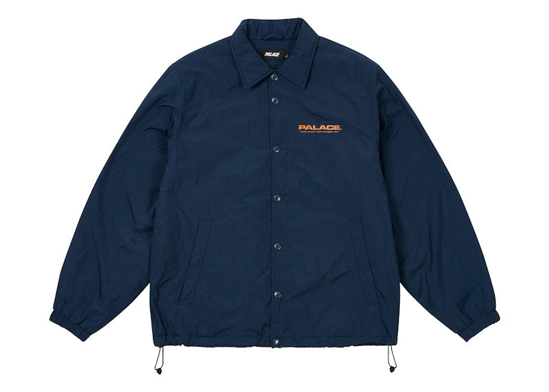 Palace Fleece Lined Coach Jacket Navy