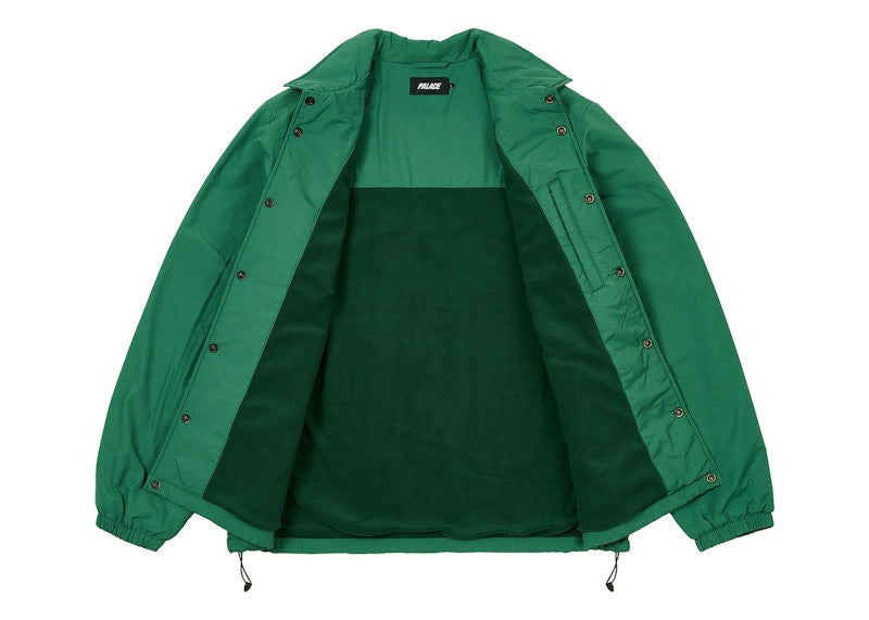 Palace Fleece Lined Coach Jacket Racey Green