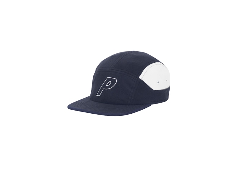 Palace Fleece Panel Navy/White