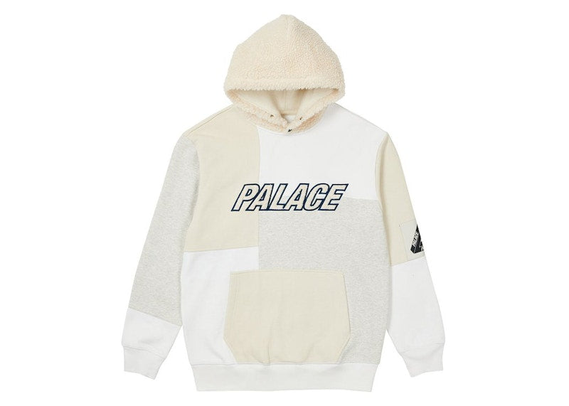 Palace Fleeced Hood White