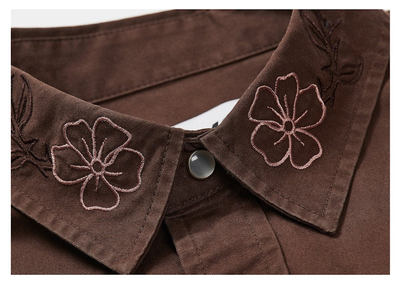 Palace Flexus Shirt Nice Brown