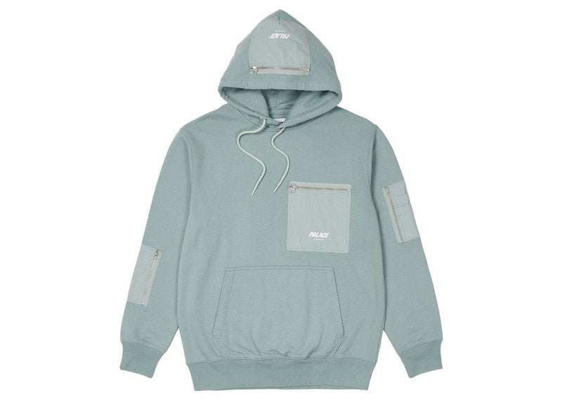 Palace Flight Pocket Hood Flint