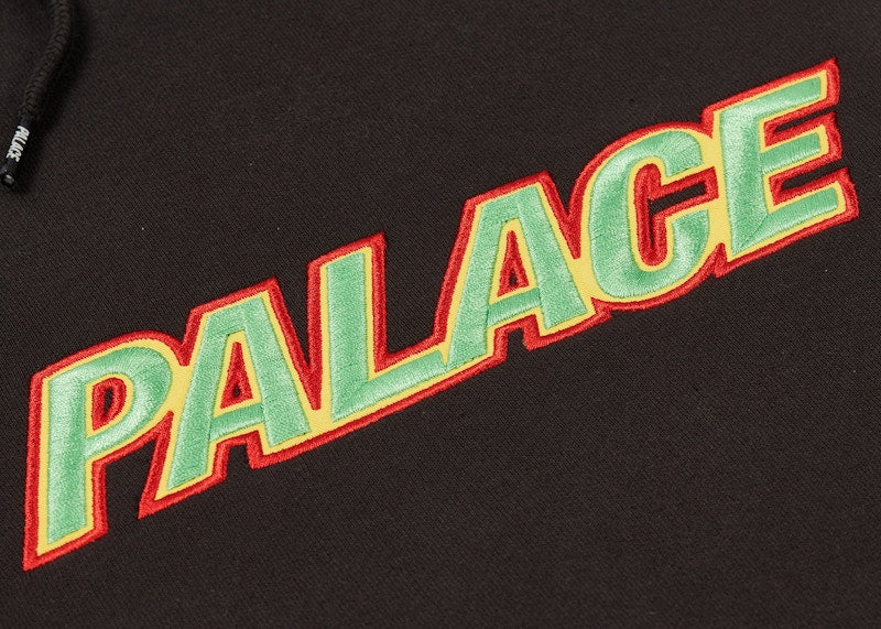 Palace Font Hood Black