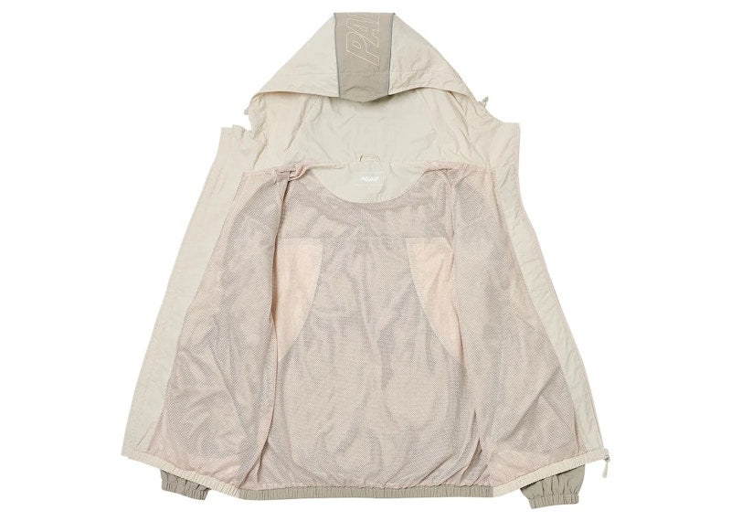 Palace Font Zip Shell Jacket Stone/Grey