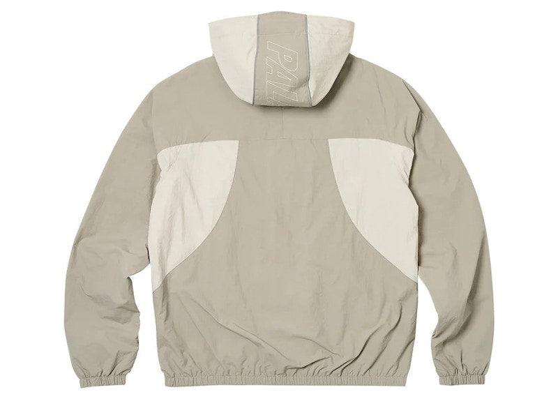 Palace Font Zip Shell Jacket Stone/Grey