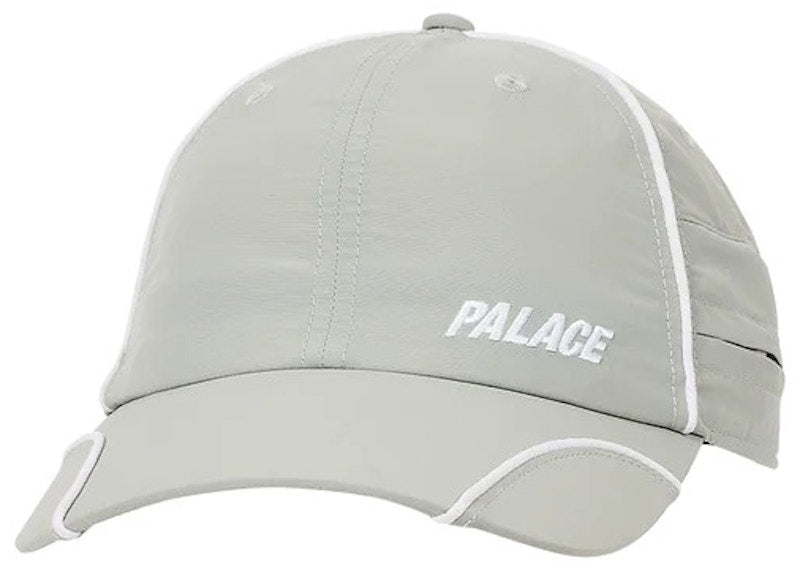 Palace Font Zip Shell Neck Saver 6-Panel Grey