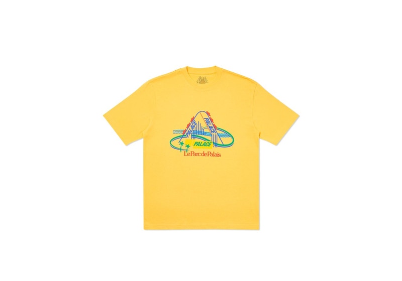 Palace French Ones T-shirt Yellow