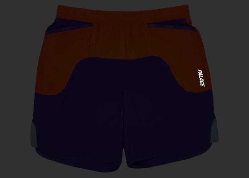 Palace Front Runner Shorts Purple/Orange