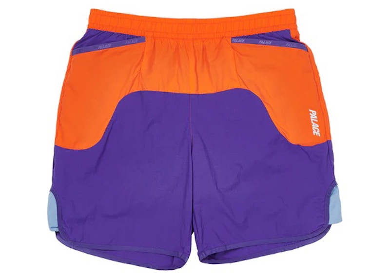 Palace Front Runner Shorts Purple/Orange