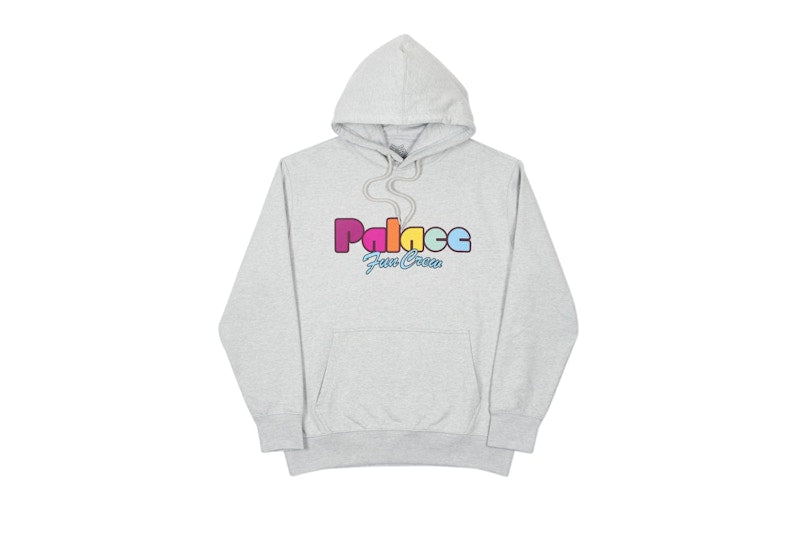 Palace Fun Hood Grey Marl