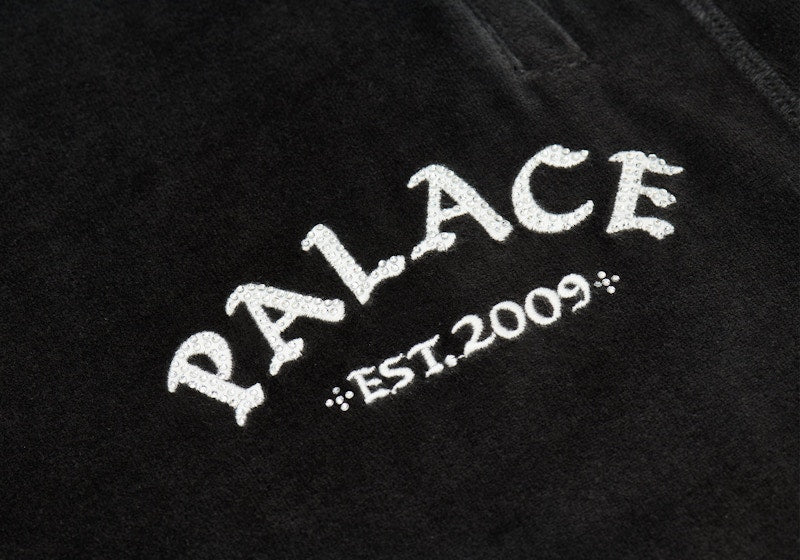 Palace Galore Velour Joggers Black