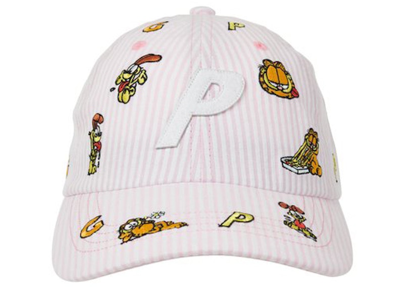 Palace Garfield P 6-Panel Pink/White