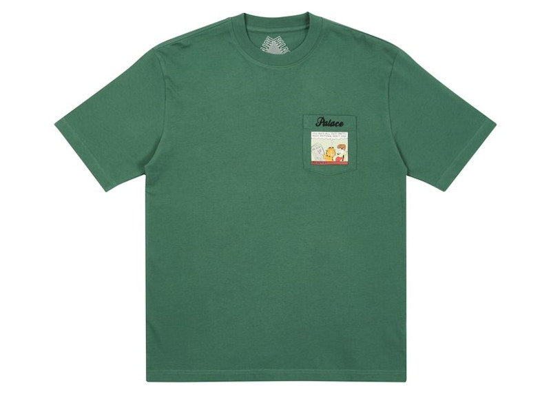 Palace Garfield Pocket T-shirt Fern