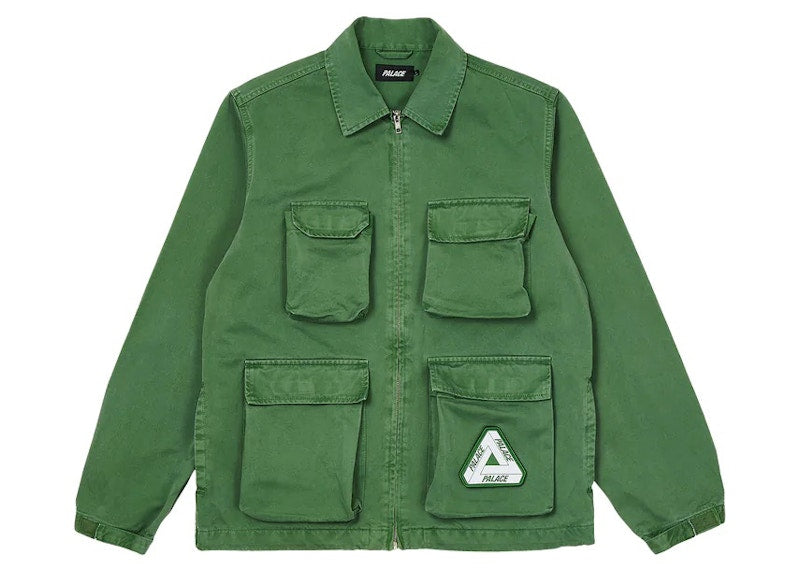 Palace Garment Dyed Jacket Olive