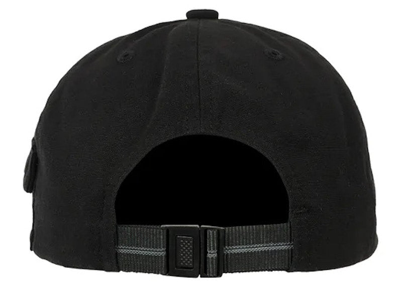 Palace Garment Dyed Tri-Ferg Patch 6-Panel Black
