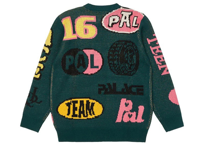 Palace Gassed Knit Green