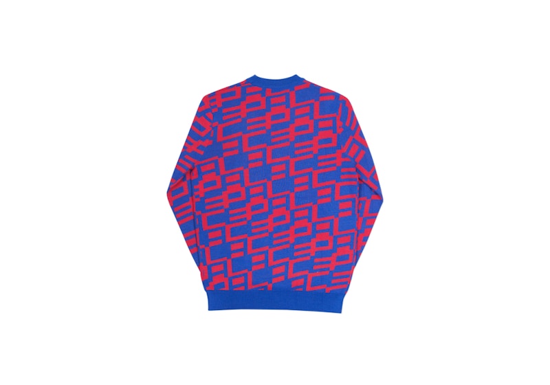 Palace Geo Knit Blue/Pink