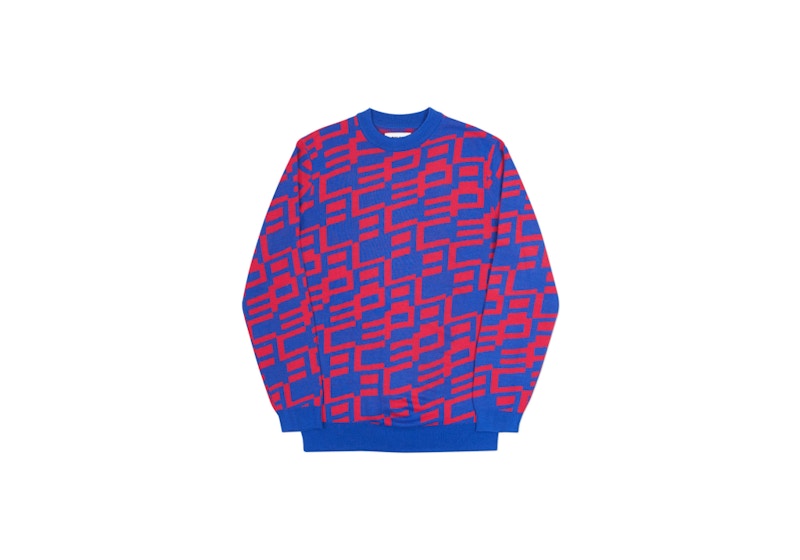 Palace Geo Knit Blue/Pink