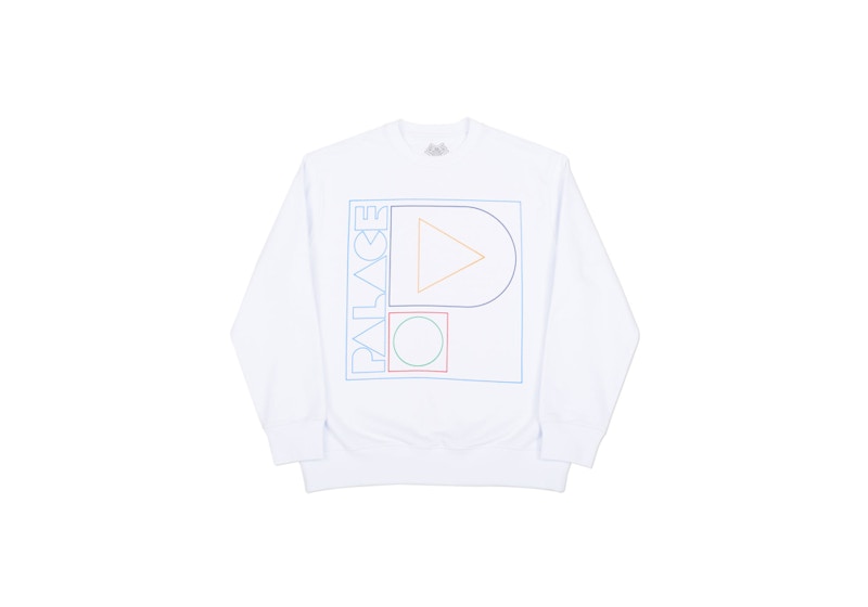 Palace Geo P Crew White