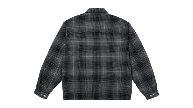 Palace Ghost Zip Shirt Black