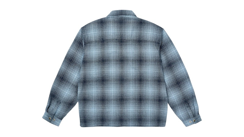Palace Ghost Zip Shirt Navy